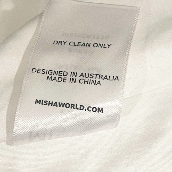 MISHA Women's Ivory Robbia Dress Size 4 NWT - Picture 8 of 12